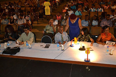 Some of the judges at the National Drama Festival 