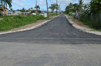 A section of the rehabilitated ‘A’ Field, Sophia road