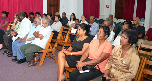 A section of the audience at the lecture