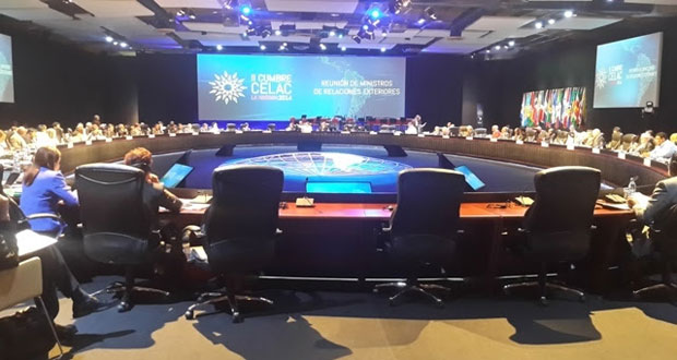 Foreign Ministers of CELAC meet on the eve of the 2nd Summit which opens in Havana, Cuba today