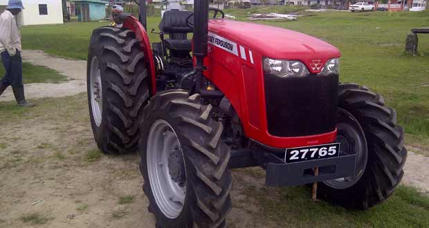 The spanking new tractor acquired by the NDC