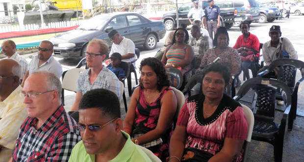 Part of the crowd at last year’s launching of Town Day at Anna Regina.