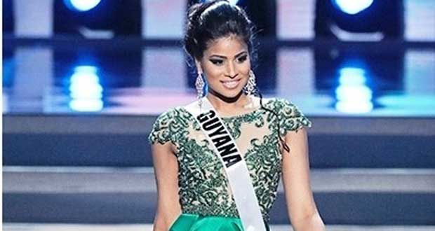 The reigning Miss Guyana Universe, Katherina Roshana