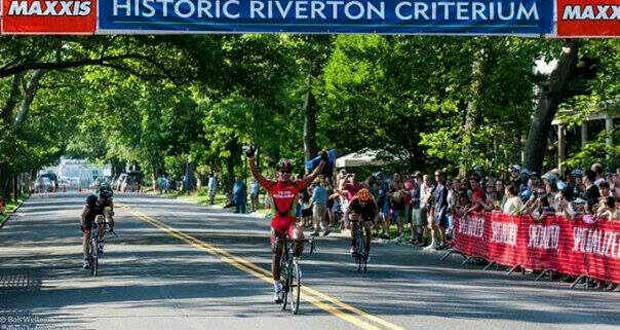 Flashback! Roraima Bikers Club’s Alanzo Greaves takes the historic Riverton Criterium (Pro 1-3) event during his sojourn in the USA last year.