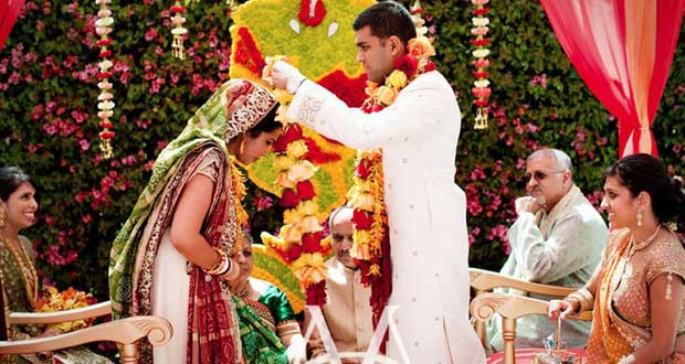A typical Hindu wedding ceremony