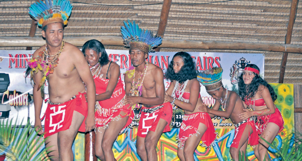 A flashback from last year’s Amerindian Month celebrations