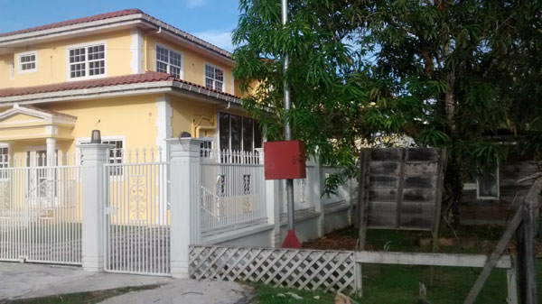 Mr. Benn’s house that he was constructing when he occupied the reserve land.