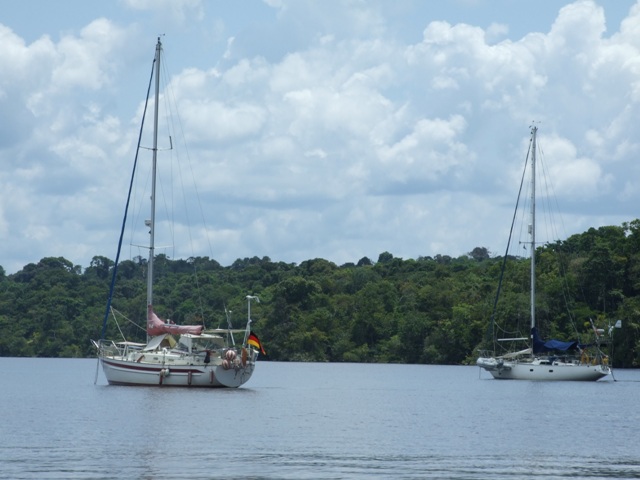 Two of the yachts that came on the first Nereid rally last year