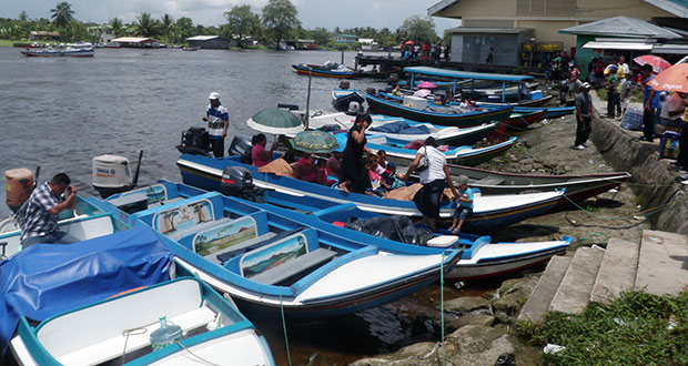 A busy Monday Market Day at Charity