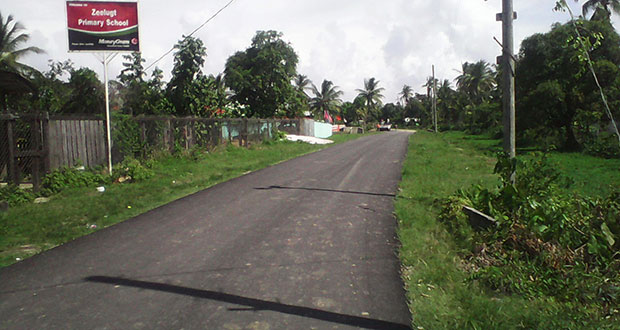 Through Government efforts villagers are enjoying newly paved streets