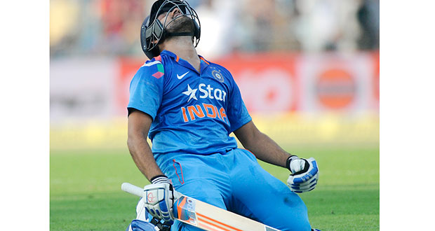 Rohit Sharma becomes the first batsman to hit two ODI double-hundreds.