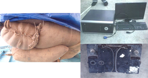 Some of the stolen items that were retrieved by CPG members and turned over to the police