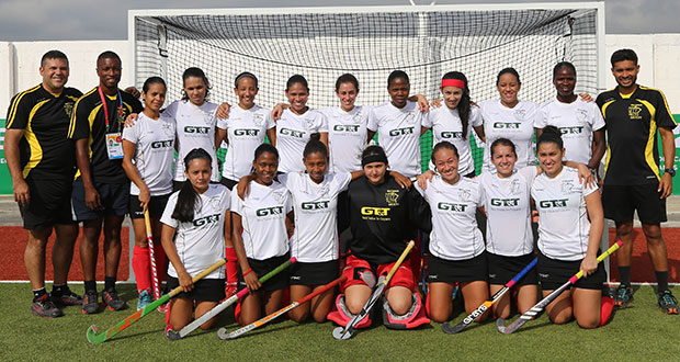Guyana’s women’s hockey team who participated in the CAC Games in Vera Cruz, Mexico this year.