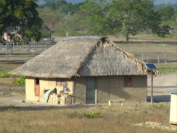 A home in Potarinau benefitting from solar power