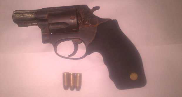 The weapon recovered by the police.