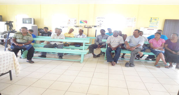 A total of 20 boat operators from the Mahaicony Creek area participated in the training session