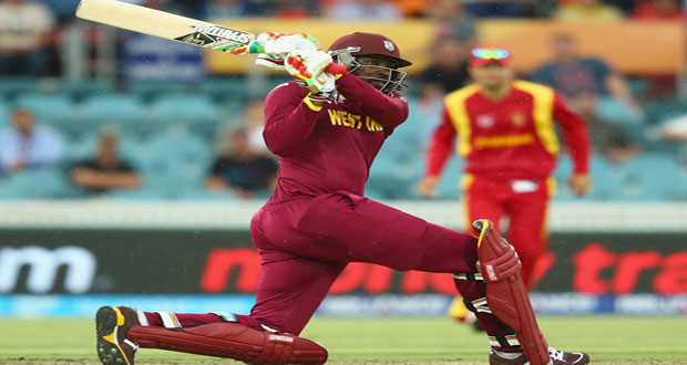 West Indies will be looking to opener Chris Gayle after slamming the Zimbabwe bowlers for 215- a World Cup record.