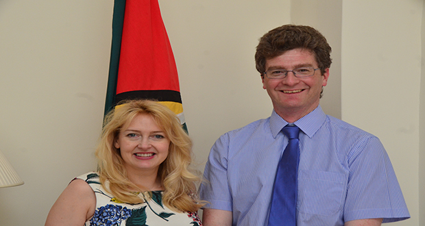 Mr. and Mrs. Greg Quinn, Guyana’s newest British First Family