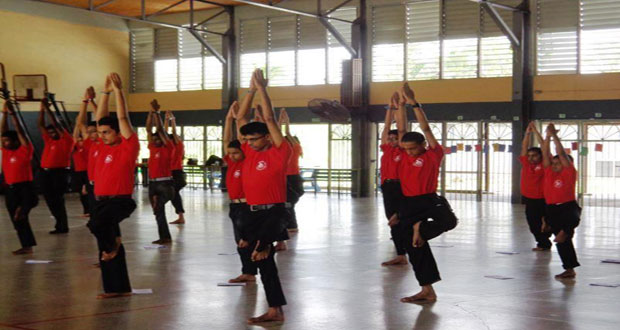 Children across Trinidad learn and practice yoga