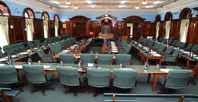 The chamber setting of Parliament