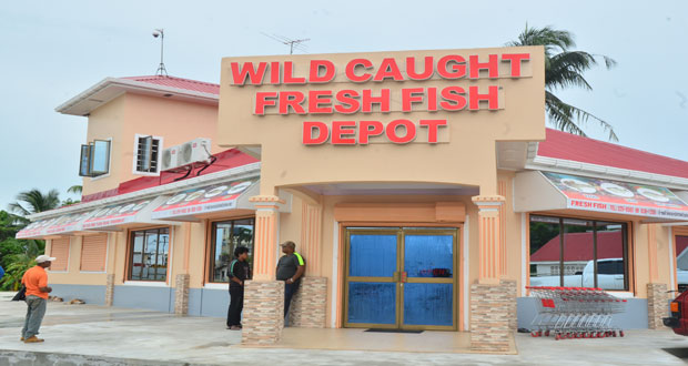 A view of the newly opened ‘Wild Caught Fresh Fish Depot’