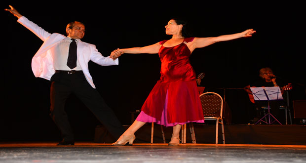 Some of the action at last Sunday’s ‘Sutil Tango’ show at the National Cultural Centre