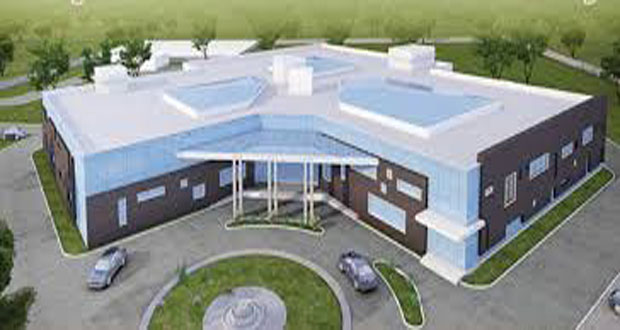 An artist’s impression of the Specialty Hospital. The APNU+AFC Administration says focus will be placed on improving primary health care, not on medical tourism at this point in time