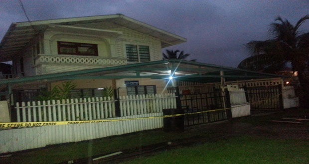 The home of Pooran Lalchand which is the centre of a court dispute