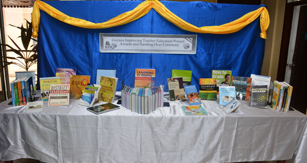 Samples of the books donated to UG by GITEP