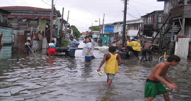 Flooding in the City - Guyana Chronicle