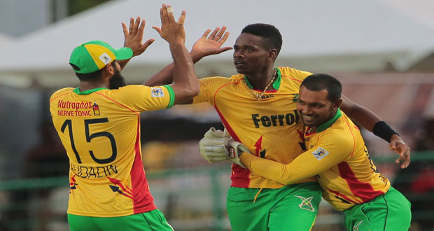 Guyana Amazon Warriors call out for home support.