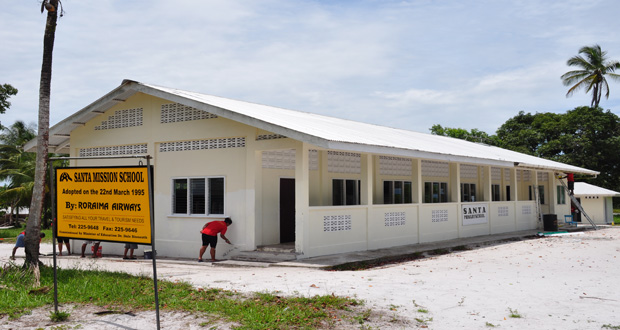 The Santa Mission Primary School nestled in Region 3