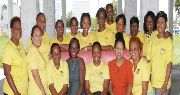 In photo, Urica Primus (third from right, front row) and other newly elected executive and committee members of the GWMO