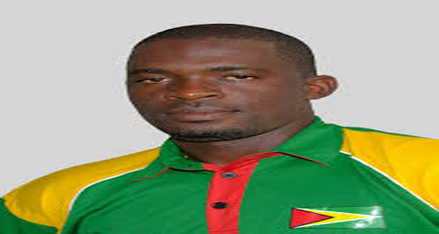 Coach of the Guyana Jaguars PCL team Esaun Crandon