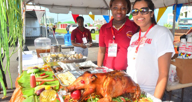 One of the booths at Guyana Festival 2014