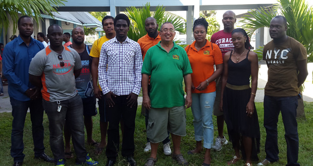 The GRFU executives pose following their AGM and elections last Sunday.