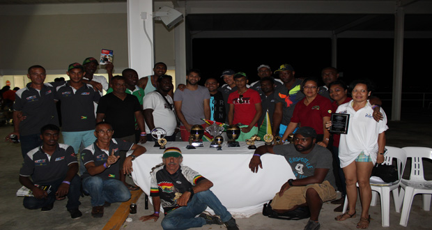 Team Guyana pose with their spoils. (Photo by S.E.A.G. Productions)
