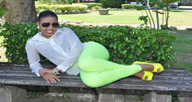 This diva certainly has a vivid flair for fashion