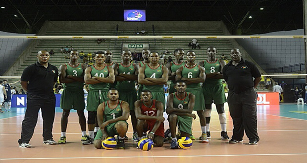 Team Guyana at the South American Volleyball Championship
