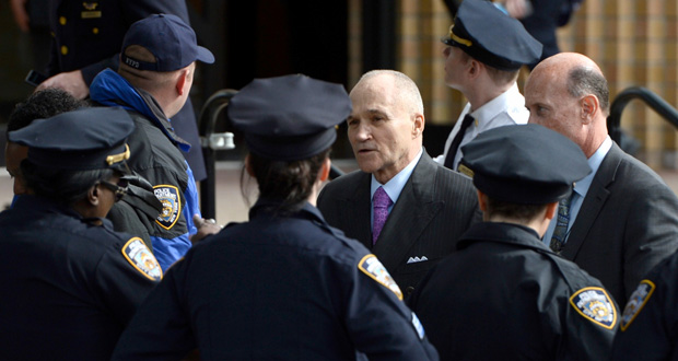 Former NYPD Commissioner Ray Kelly arrives