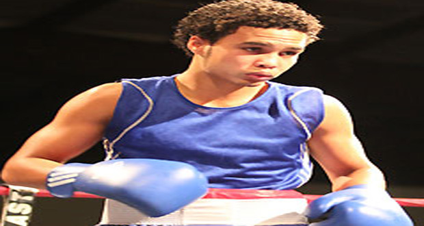 Cayman Islands tough bantamweight boxer Tafari  Ebanks