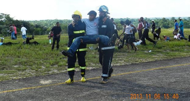 ‘FLASHBACK’: Scenes from the 2013 emergency exercise at the CJIA