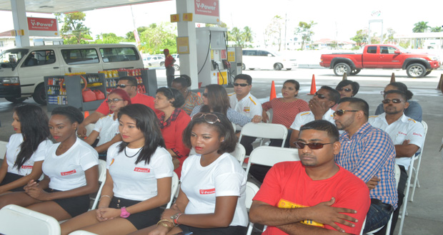 Invitees to the launch of SOL Guyana’s “Licence 2 Win” promotion (Photos by Cullen Bess-Nelson)