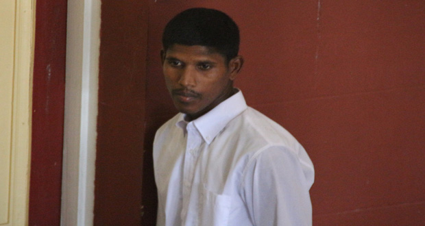 Dharam Ramdeo Ramlall in court yesterday