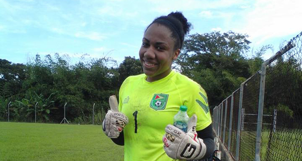 Former UCLA stand-out goalkeeper Chante Sandiford joins the team in Trinidad