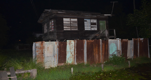 This is one of houses considered ‘in good condition’ in the backdam of Friendship, East Coast Demerara.