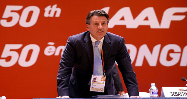 IAAF president Lord Coe
