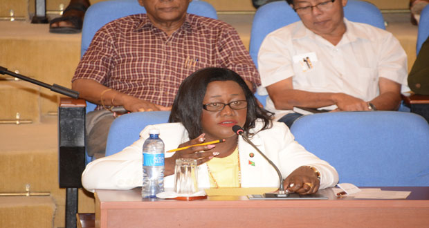 Minister within the Ministry of Natural Resources, Simona Broomes