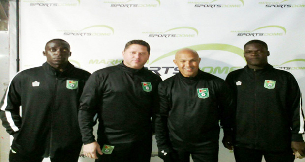 Lady Jags Coaching Staff – (L-R) Richard Reynolds, Claude Bolton, Mark Rodrigues and Clement Browne