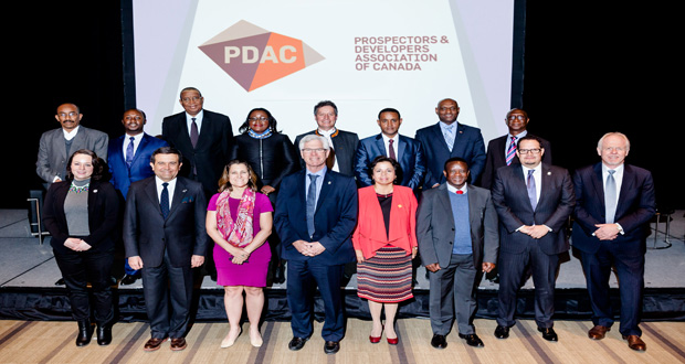 Minister Broomes with the other Ministers during Monday's summit.